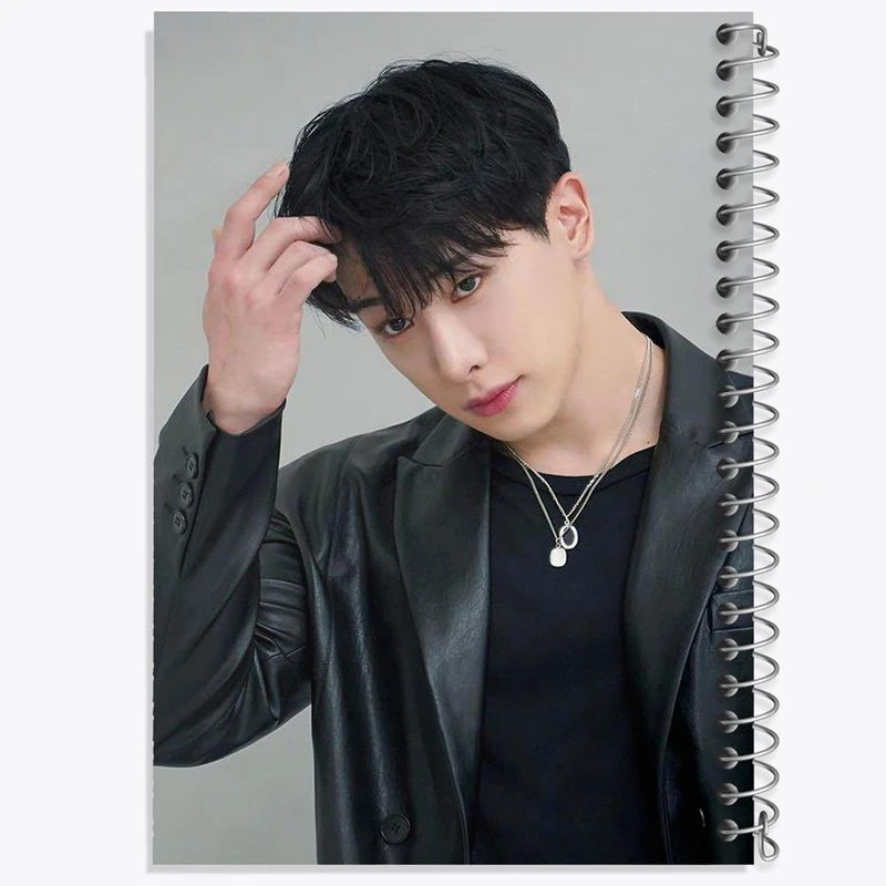 دفتر لیست خرید 50 برگ خندالو طرح ونهو گروه مانستا اکس Monsta X کد 21196