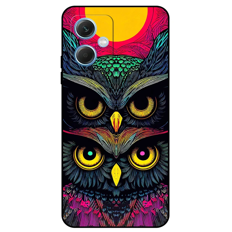 کاور مگافون طرح جغد مدل 1904 مناسب برای گوشی موبایل شیائومی Redmi Note 12 5G China 