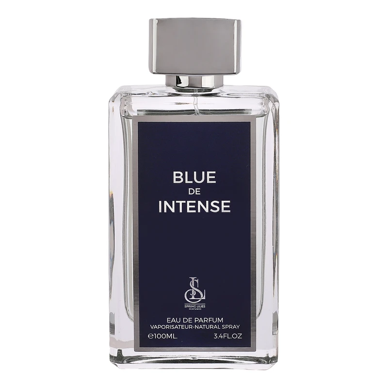 ادو پرفیوم مردانه اسپرینگ لیلیز مدل  Blue De Intense با رایحه خنک حجم 100 میلی لیتر