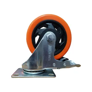 چرخ کفی‌دار مدل ترمزدار کد POLM- 10