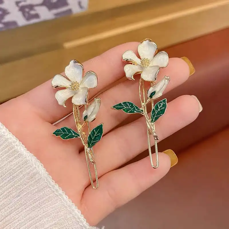 گیره مو زنانه مدل flower کد 00567