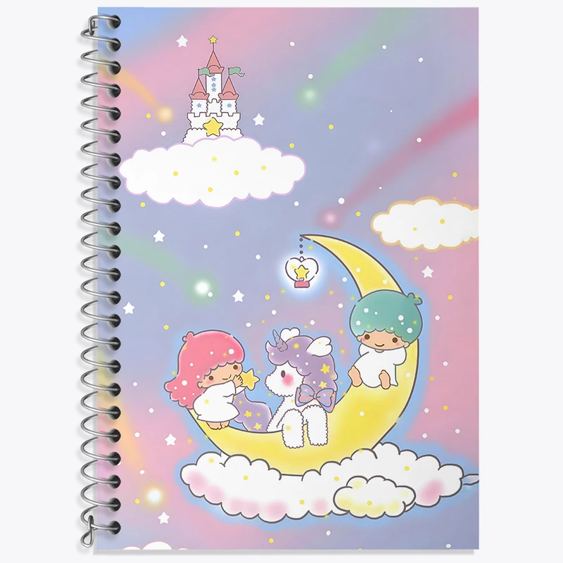 دفتر زبان 50 برگ خندالو مدل سه خط طرح عاشقانه کد N4768