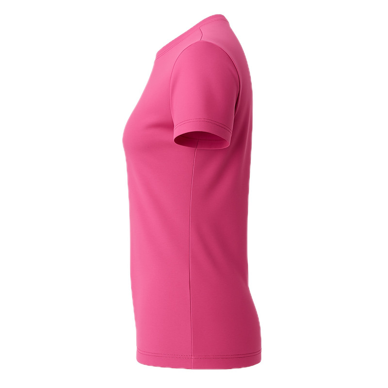 تی شرت  ورزشی آستین کوتاه زنانه مدل SUIT رنگ صورتی
