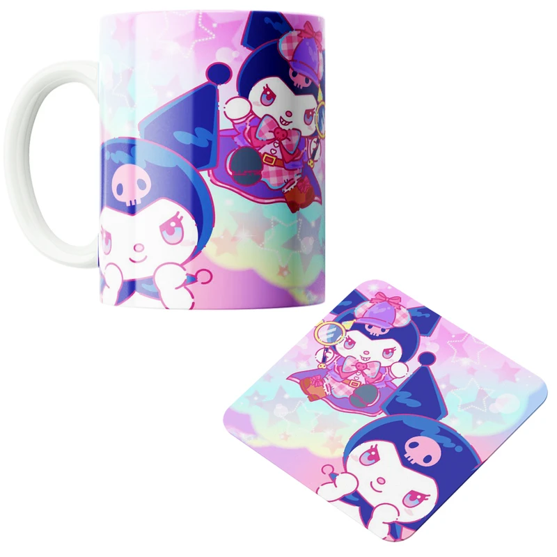 ماگ پاد آفرین مدل کرومی کد z25 به همراه زیر لیوانی