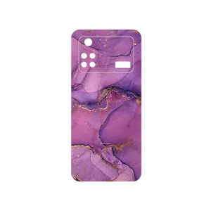MAHOOT Purple Marble Cover Sticker for Xiaomi Poco M4 Pro 4G