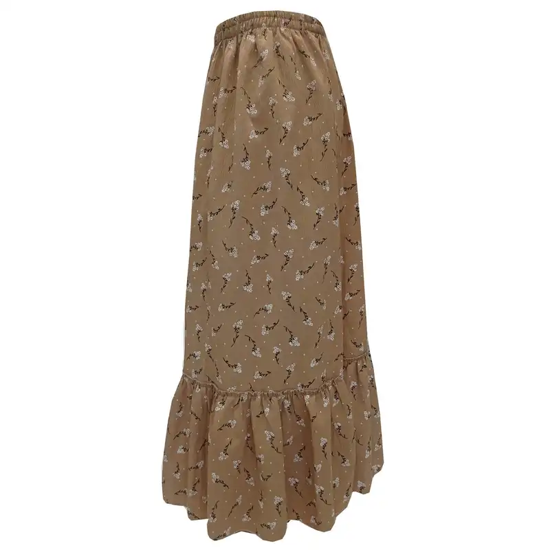 دامن چین‌دار زنانه مدل نیم کلوش