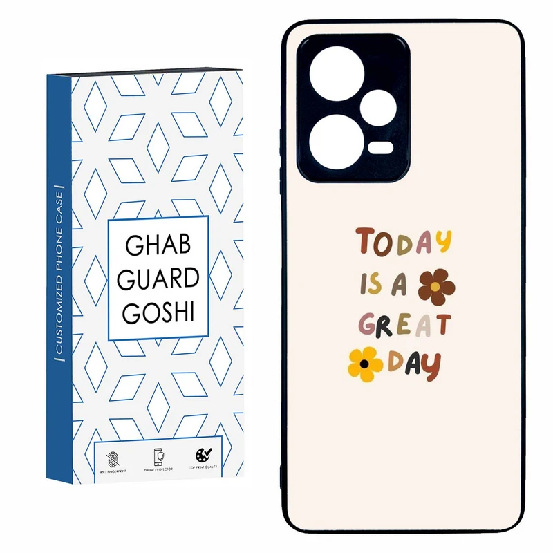 کاور قاب گارد گوشی طرح نوشته کد TPU-270 مناسب برای گوشی موبایل شیائومی  REDMI NOTE 12 PRO 5G