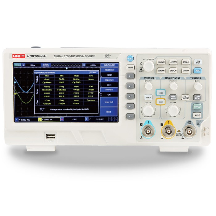 اسیلوسکوپ یونی-تی مدل utd2102cex plus