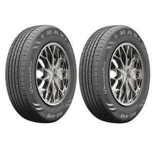 لاستیک خودرو سواری رازی تایر مدل RG410 سایز 185/65R14 دو حلقه سال 2025 چسبندگی A در شرایط خیس و شاخص سرعت 86H ساخت ایران