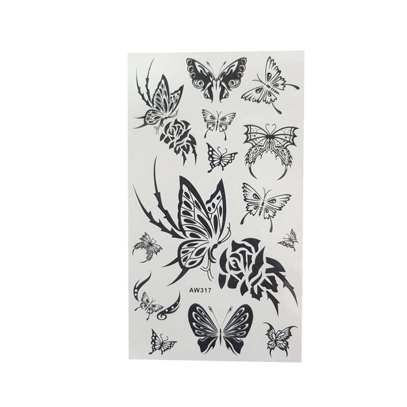 برچسب تتو موقت مدل mh- siros new AW317