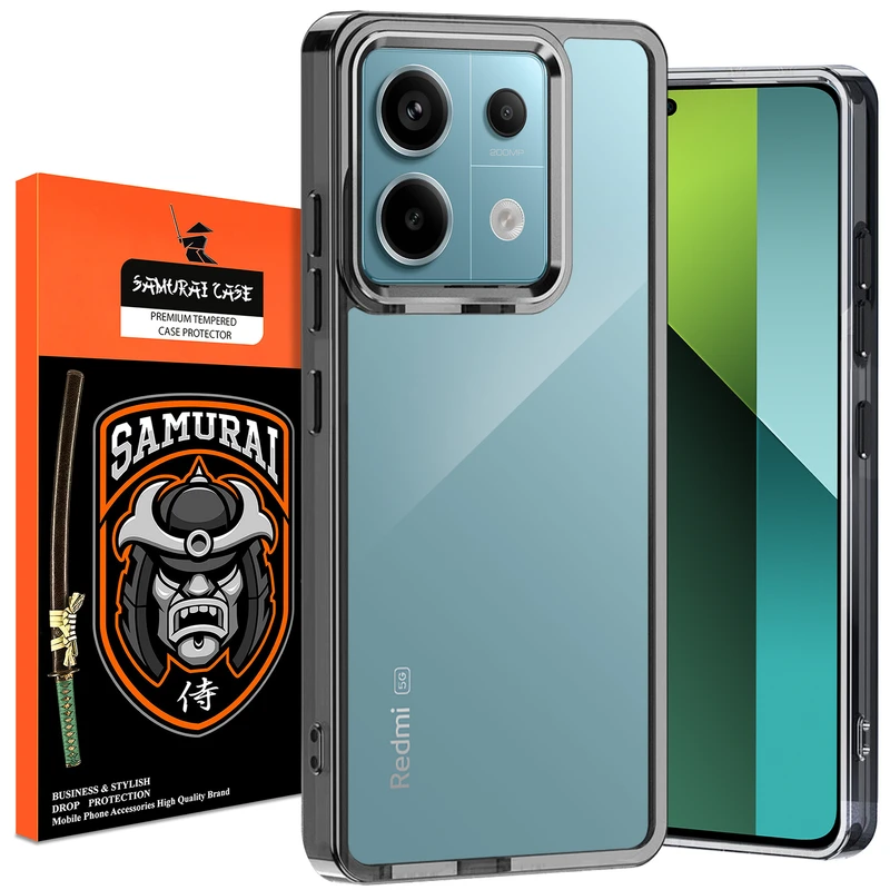 کاور سامورایی مدل Crystal Shield مناسب برای گوشی موبایل شیائومی Redmi Note 13 Pro 5G / Poco X6 5G