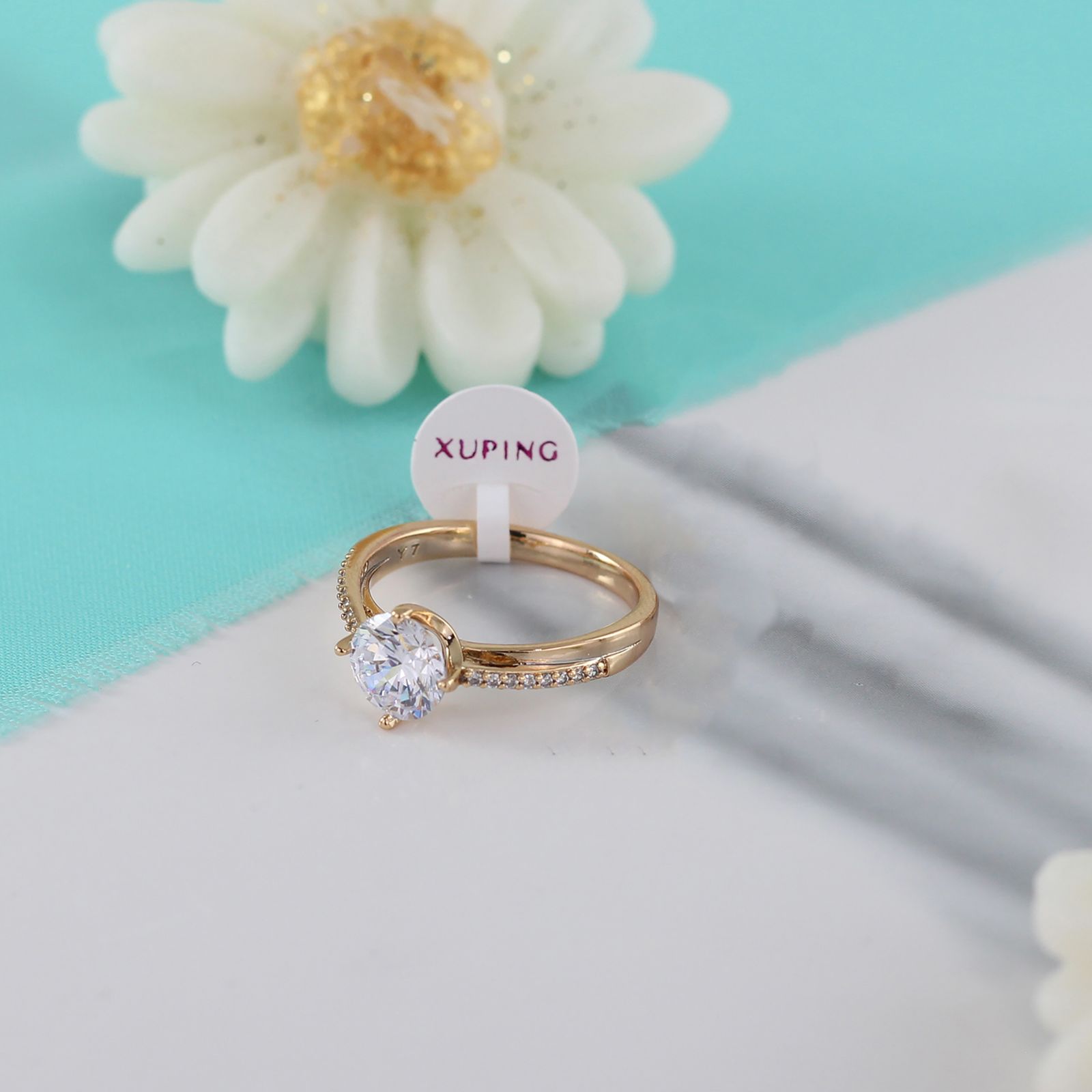 انگشتر زنانه ژوپینگ مدل سولیتر کد L442 -  - 3