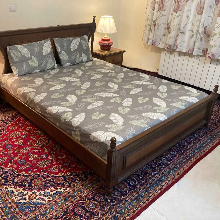 سرویس ملحفه مدل کشدار سوسن کد 160 2 نفره 3 تکه