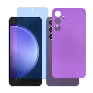 Glass together model blue cut screen protector suitable for Samsung Galaxy S23 FE mobile phone with back cover sticker