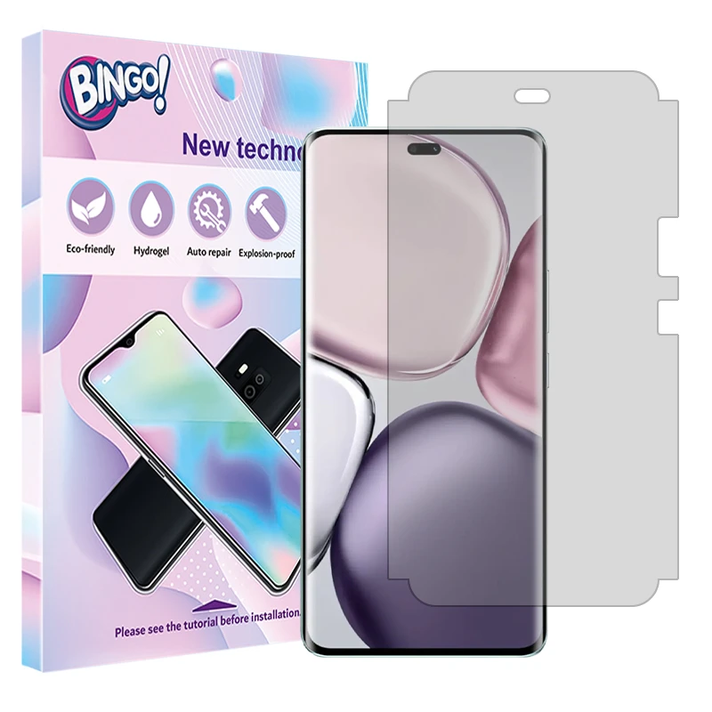 محافظ صفحه نمایش شفاف بینگو مدل Tough مناسب برای گوشی موبایل آنر X9c