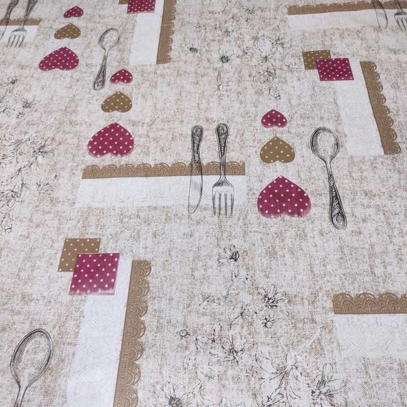 سفره 6 نفره مدل دو رو فانتزی کد 02