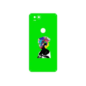 MAHOOT Collage of Women Portrait 3 Cover Sticker for Google Pixel 2