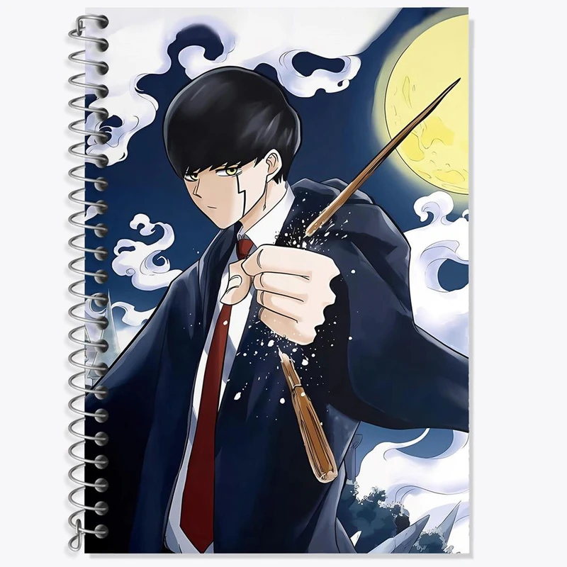 دفتر لغت 50 برگ خندالو مدل انیمه ماشیل جادو و ماهیچه کد 27555