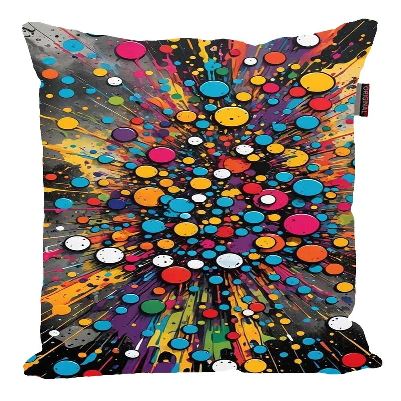 کوسن پاد آفرین مدل فانتزی طرح رنگی کد 01906