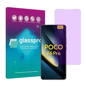 Glass pro Resistant model anti-purple screen protector suitable for Xiaomi Poco F6 Pro mobile phone