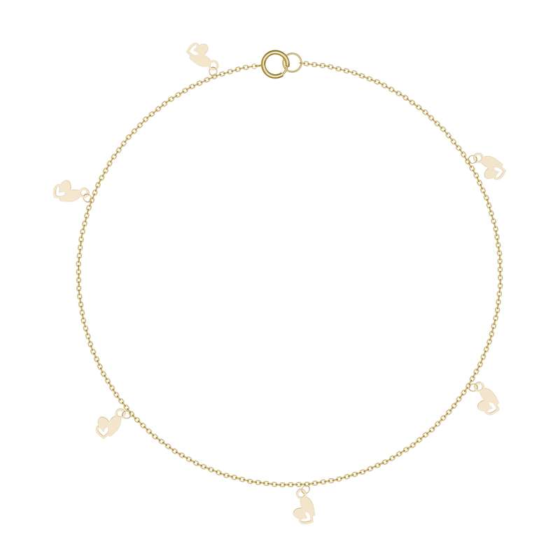 پابند طلا 18 عیار زنانه مدوپد مدل PAB10001