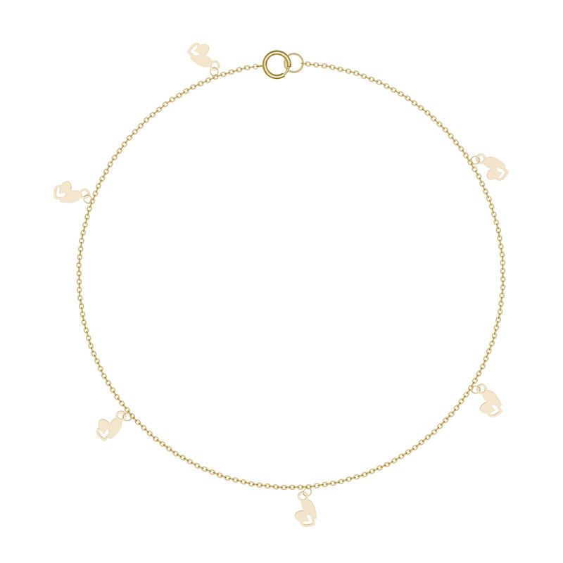 پابند طلا 18 عیار زنانه مدوپد مدل PAB10001