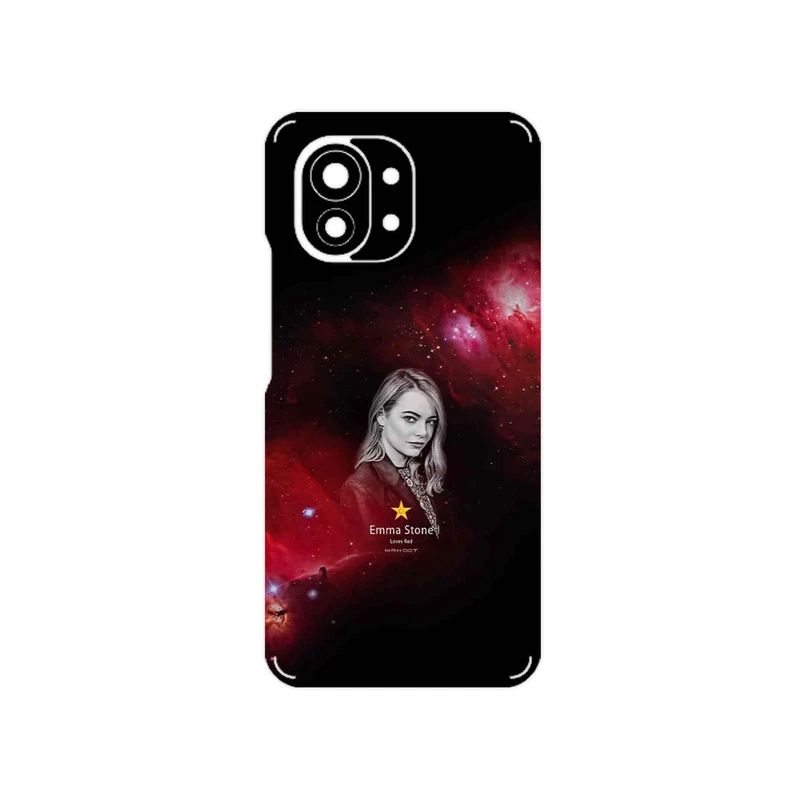 برچسب پوششی ماهوت مدل Emma Stone مناسب برای گوشی موبایل شیائومی Mi 11 5G
