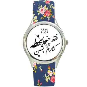 ساعت مچی عقربه ای زنانه مدل بند پارچه ای کد 2303 