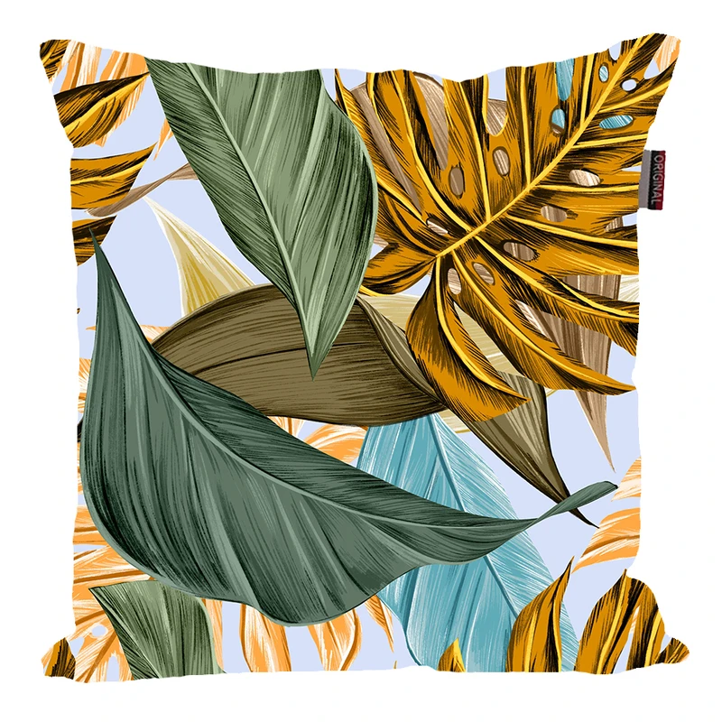 کوسن پاد آفرین مدل فانتزی طرح گل و برگ کد PK30620