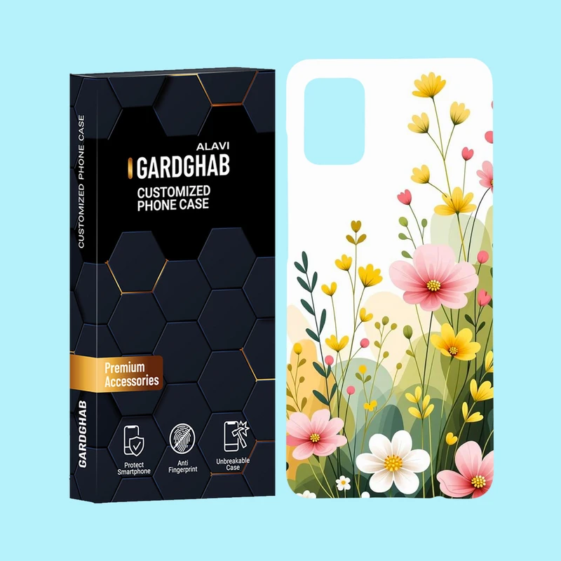 کاور گارد قاب علوی مدل گل مناسب برای گوشی موبایل سامسونگ Galaxy A31