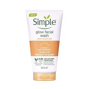 ژل پاک کننده آرایش صورت سیمپل مدل  Glow حجم 150 میلی لیتر
