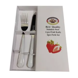 ست کارد و چنگال میوه خوری 12 پارچه مونیخ پارچه کد 7266