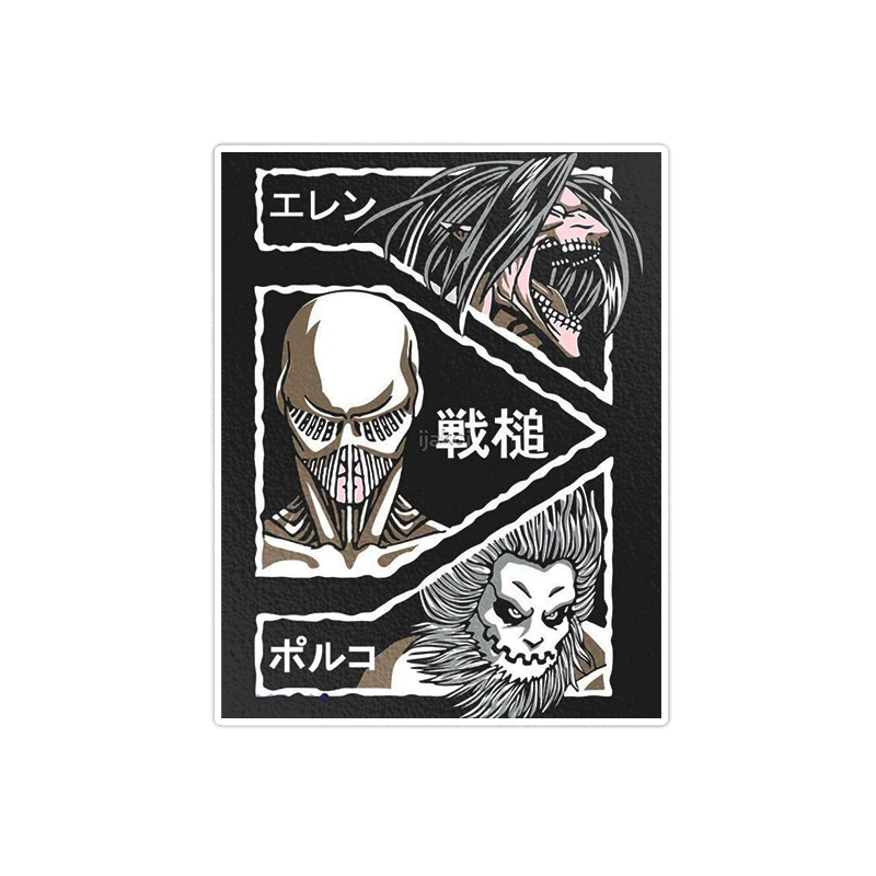    استیکر لپ تاپ ویندی دیزاین طرح attack on titan مدل vindi955