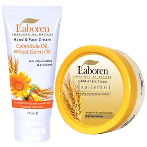 مجموعه کرم مرطوب کننده لابورن مدل Wheat & Calendula مجموعه 2 عددی