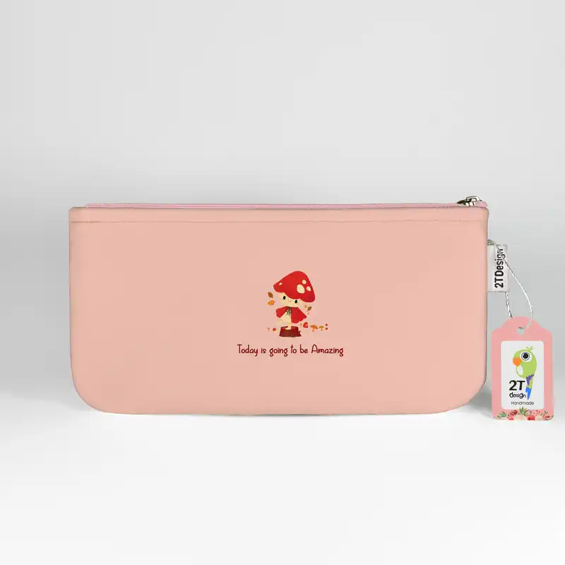 جامدادی طوطی دیزاین طرح دختر و قارچ مدل MLK-27