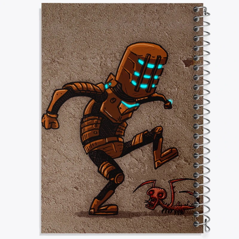 دفتر مشق 100 برگ خندالو طرح بازی دد اسپیس (Dead Space) کد 35040