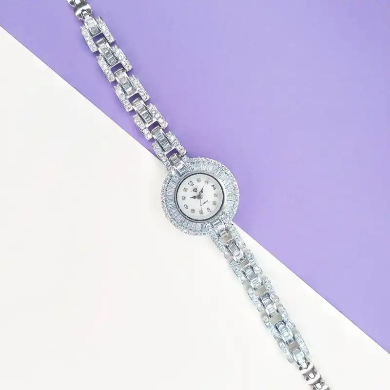 ساعت مچی عقربه ای نقره زنانه مدل WK4