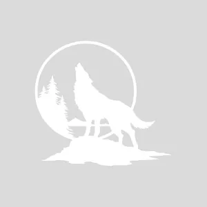 برچسب بدنه خودرو آداک طرح گرگ کد Wlfs01