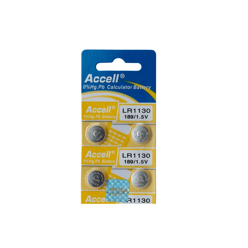 باتری سکه ای اکسل مدل  LR1130 بسته چهار عددی