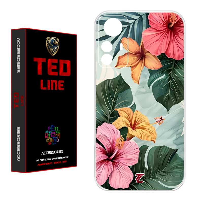 کاور تدلاین طرح گل کد 1142 مناسب برای گوشی موبایل شیائومی Redmi Note 12S