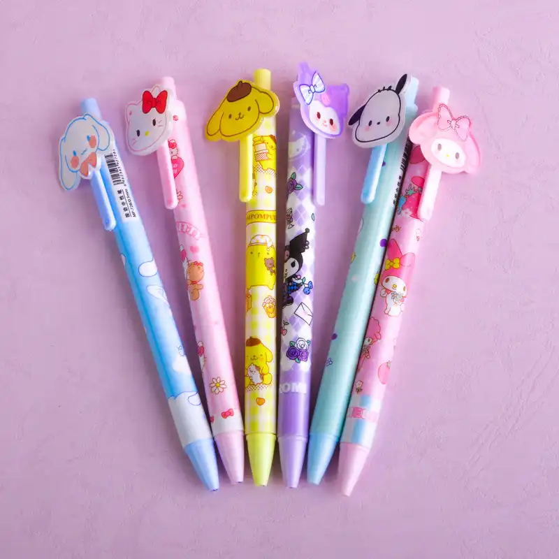 خودکار مدل کلیکی طرح کرومی و ملودی و دوستان بسته 6 عددی