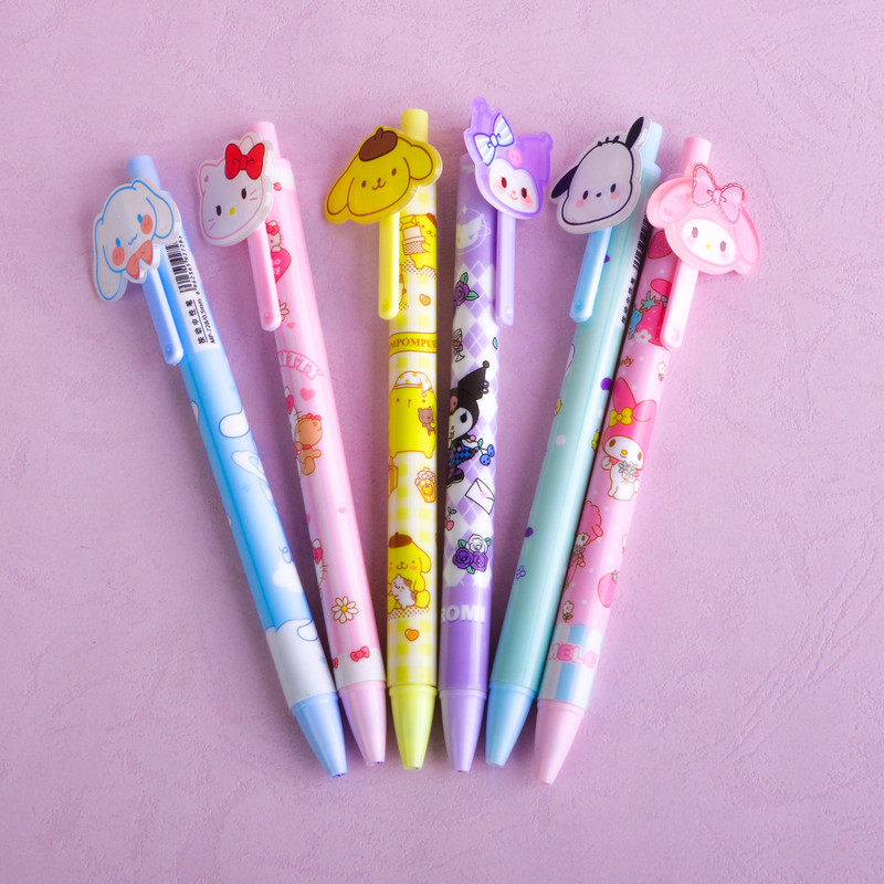 خودکار مدل کلیکی طرح کرومی و ملودی و دوستان بسته 6 عددی