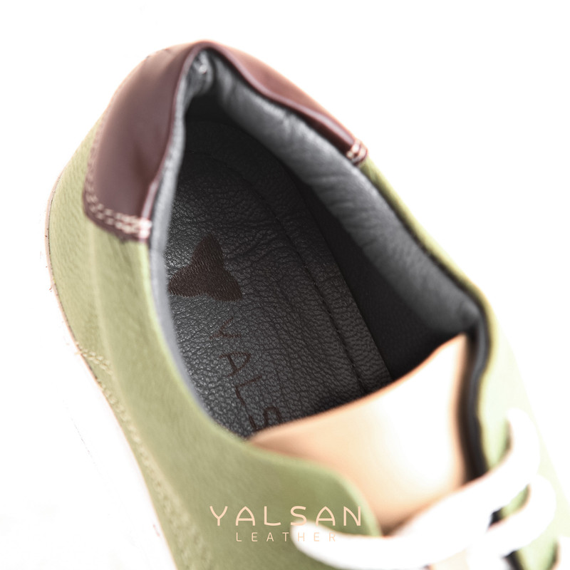 کفش روزمره زنانه چرم یلسان مدل راشل کد 669-MC-sb