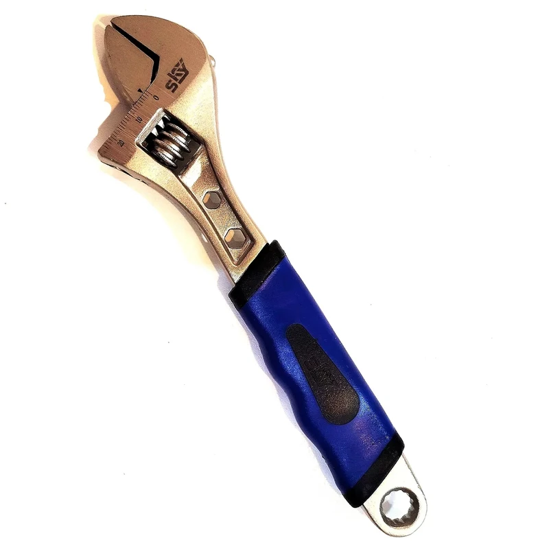 آچار فرانسه اسکای مدل روکش‌دار کد AJ-SKY-ST-1602 سایز 8 اینچ