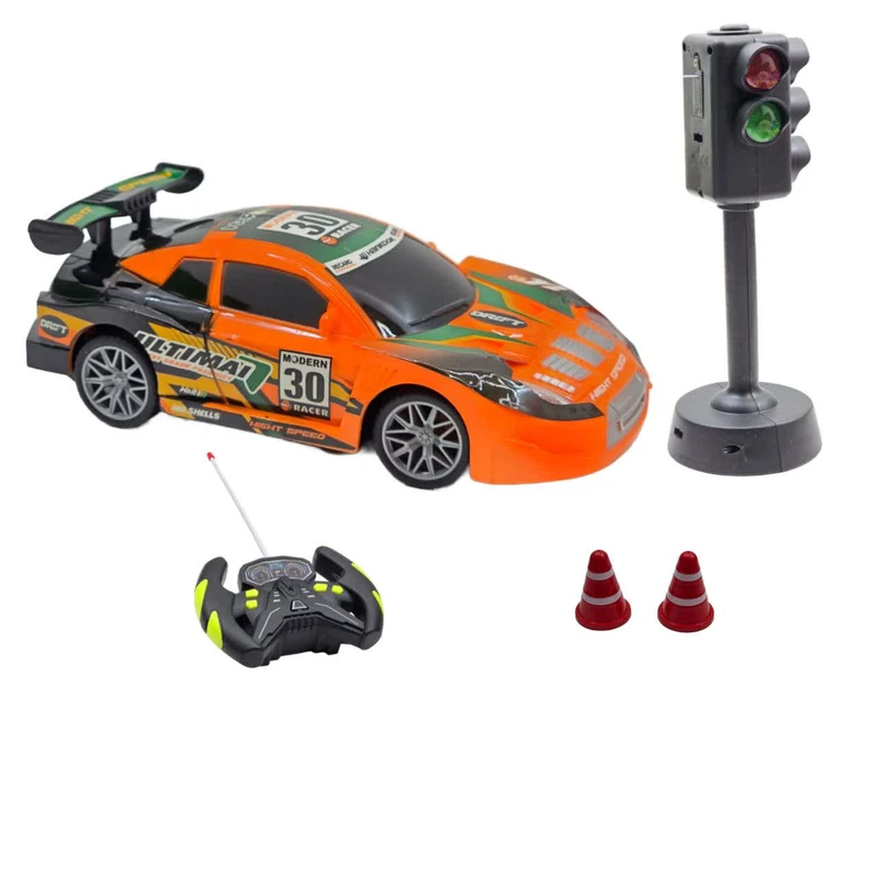 ماشین بازی کنترلی ناب سل مدل نیسان جی تی آر مسابقه ای شارژی همراه با چراغ و علائم رانندگی کد NISSAN G.T.R NAAB009A