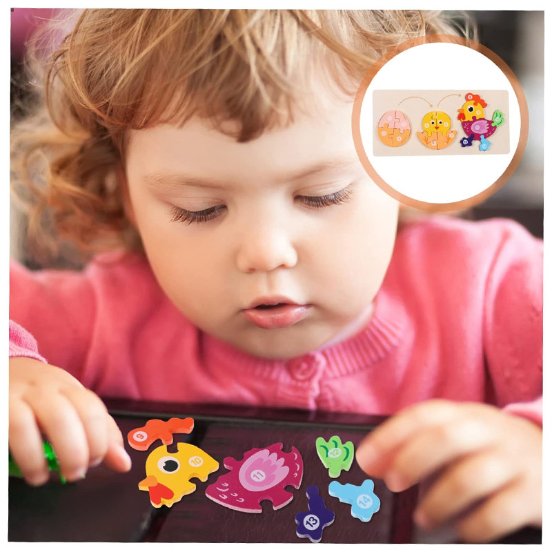 پازل آموزشی مدل جورچین مراحل رشد خروس