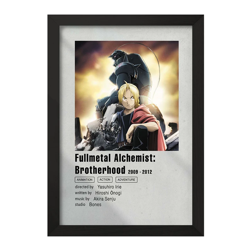 تابلو خندالو مدل انیمه کیمیاگر تمام ‌فلزی کد F11260