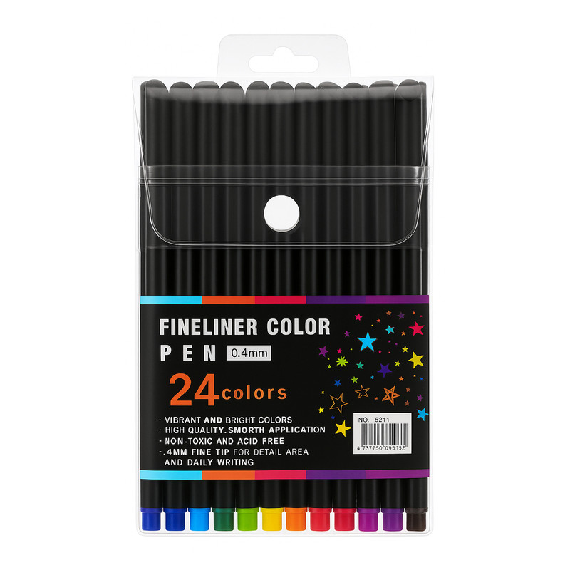 روان نویس 0.4 میلی متری دیلی مدل Del بسته 24 عددی