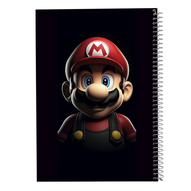 دفتر مشق 50 برگ مدوپد مدل سوپرماریو super mario کد DF2921