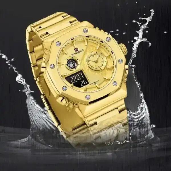 ساعت مچی عقربه‌ای مردانه نیوی فورس مدل nf9216